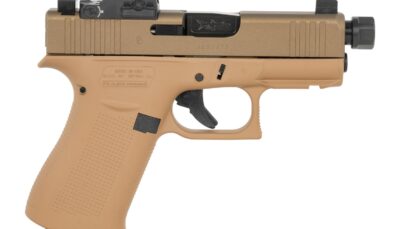 Glock UX4350204NR15ORNINO2 G43X 9mm Luger 15+1 3.41" Steel Serrated Slide Ambidextrous