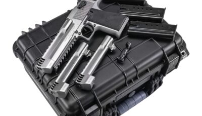 Magnum Research DEXIX6SRMB Desert Eagle Mark XIX Component System Full Size 9+1 357 Mag/8+1 44 Mag/7+1 50 AE 6"  Integral Muzzle Brake/Picatinny Rail Stainless Steel Barrel, Serrated Slide, Frame w/Be