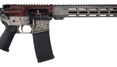 Shark Coast Tactical 300-054-1000-04 Bushido  5.56 NATO 30+1 16" Black Nitride Threaded Barrel, Engraved Aluminum Receiver w/Picatinny Rail, M-LOK Handguard, Magpul Collapsible Black Polymer Stock, Ma