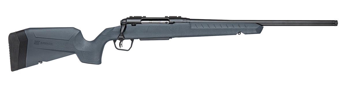 Savage Arms 33131 Axis 2 400 Legend 4+1 20" Matte Black Carbon Steel Threaded Barrel, Drilled & Tapped Receiver, Gray Fixed w/Pistol Grip Synthetic Stock, Right Hand