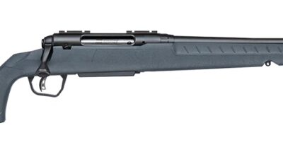 Savage Arms 33134 Axis 2 30-06 Springfield 4+1 20" Matte Black Carbon Steel Threaded Barrel, Drilled & Tapped Receiver, Gray Fixed w/Pistol Grip Synthetic Stock, Right Hand
