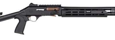 Panzer Arms PAM4CSBBTMFSS M4 Speed Pro 12 Gauge Semi-Auto 3" 5+1 18.50" Black Ported Barrel, Black Aluminum Receiver w/Picatinny Rail, M-LOK Handguard, Skeleton Stock, Black Polymer Grip