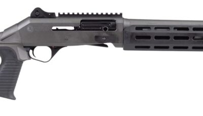 Panzer Arms PAM4CSDGMFSS M4 Speed Pro 12 Gauge Semi-Auto 3" 5+1 18.50" Black Ported Barrel, Black Aluminum Receiver w/Picatinny Rail, M-LOK Handguards, Black Skeleton w/Pistol Grip, Ambidextrous