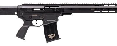 Panzer Arms PAAR12BLF AR12 G5 Semi-Auto 3" 5+1 18.50" Black Cerakote Aluminum/Polymer Receiver w/Picatinny Rail, M-LOK Handguards, Black Synthetic Stock