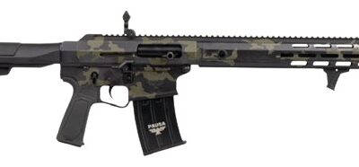 Panzer Arms PAAR12PROBMLF AR12 Pro-L Semi-Auto 3" 5+1 18.50" Black Barrel, Multicam Aluminum Receiver w/Picatinny Rail, M-LOK Handguards, Gray Synthetic Stock, Black Polymer Grip