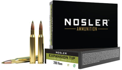 Nosler 40511 E-Tip  280Rem 140gr E Tip Lead Free 20 Per Box/10 Case