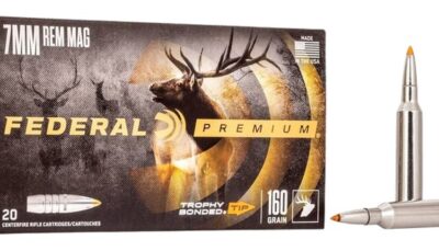 Federal PR7TT1 Premium 7mmRemMag 160gr Trophy Bonded Tip 20 Per Box/10 Case