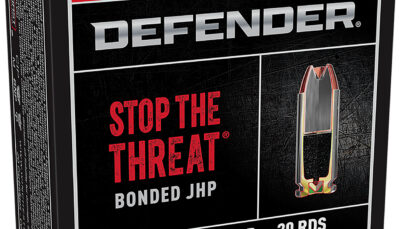 Winchester Ammo S40SWPDB1 Defender 40S&W 180gr Bonded Jacket Hollow Point 20 Per Box/10 Case