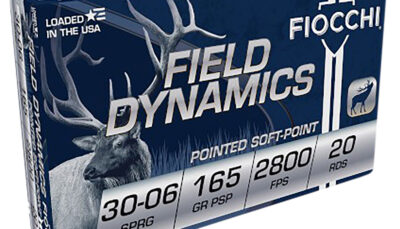 Fiocchi 3006C Field Dynamics 30-06Springfield 165gr Pointed Soft Point 20 Per Box/10 Case