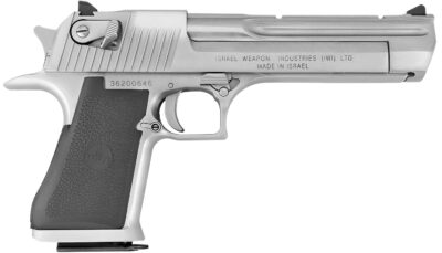 Magnum Research DE44CABC Desert Eagle Mark XIX *CA Compliant 44 Rem Mag 6" 8+1 Brushed Chrome Carbon Steel Frame & Cylinder Black Polymer Grip