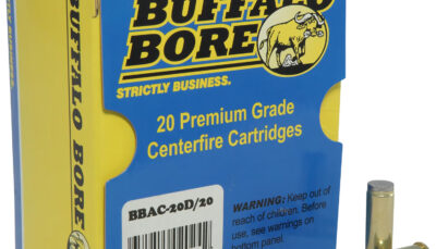 Buffalo Bore Ammunition 20D20 Standard Pressure Strictly Business 38Special 150gr Hard Cast Wadcutter 20 Per Box/12 Case