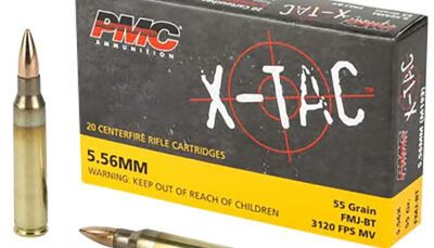 PMC 556XBP X-Tac Battle Pack 5.56x45mmNATO 55gr Full Metal Jacket Boat Tail 200 Per Box/5 Case