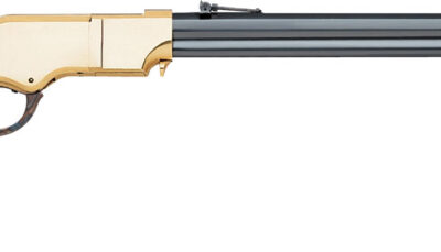 Taylors & Company 550252 1860 Uberti Full Size 44-40 Win 13+1 24.25" Blued Octagon Barrel, Brass Receiver, Walnut Fixed Stock, Right Hand