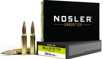 Nosler 40061 Ballistic Tip 308Win 125gr Spitzer Ballistic Tip 20 Per Box/10 Case