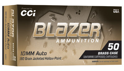 BLAZER BRASS 10MM 180GR JHP 50/500