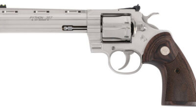 CLT TARGET PYTHON 357MAG 6 SS WALNUT GRIPS 6RD