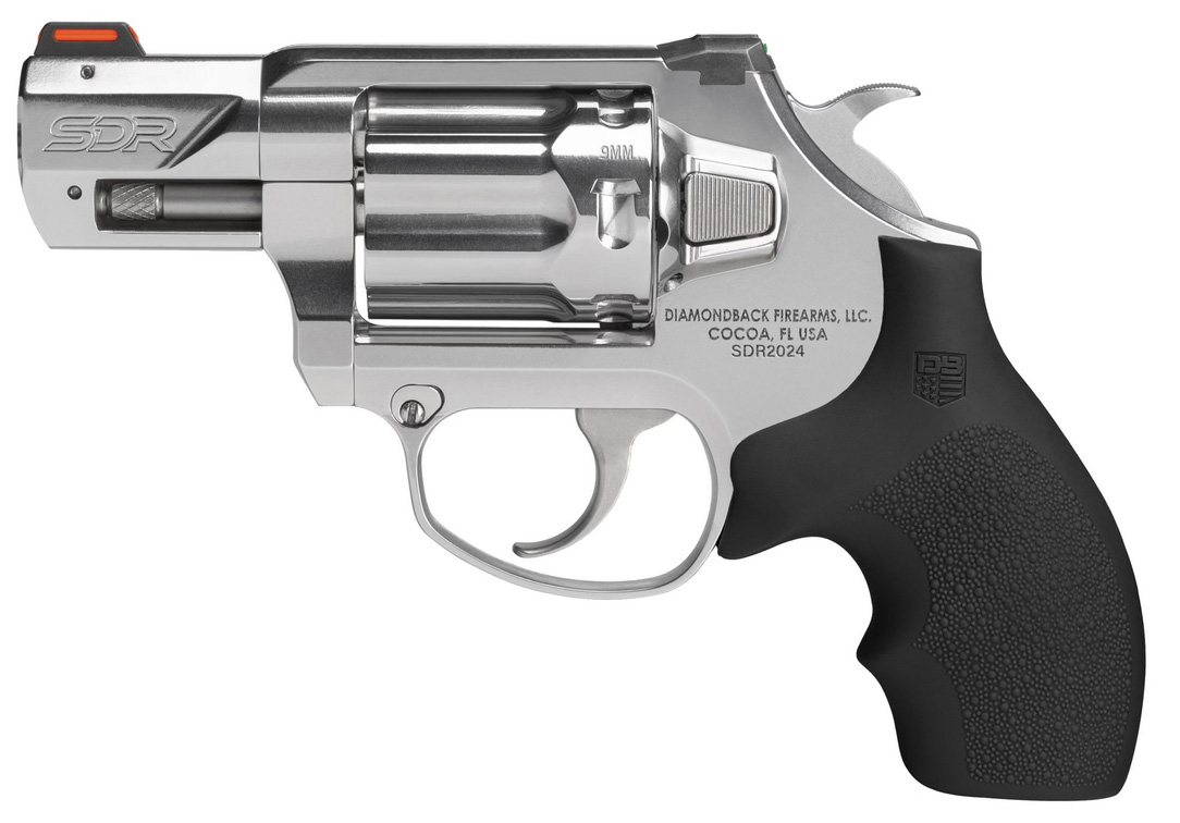 DBF SDR 9MM 2 POLISHED STAINLESS HOGUE 6RD