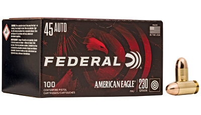 FED AM EAGLE 45ACP 230GR FMJ 100/500