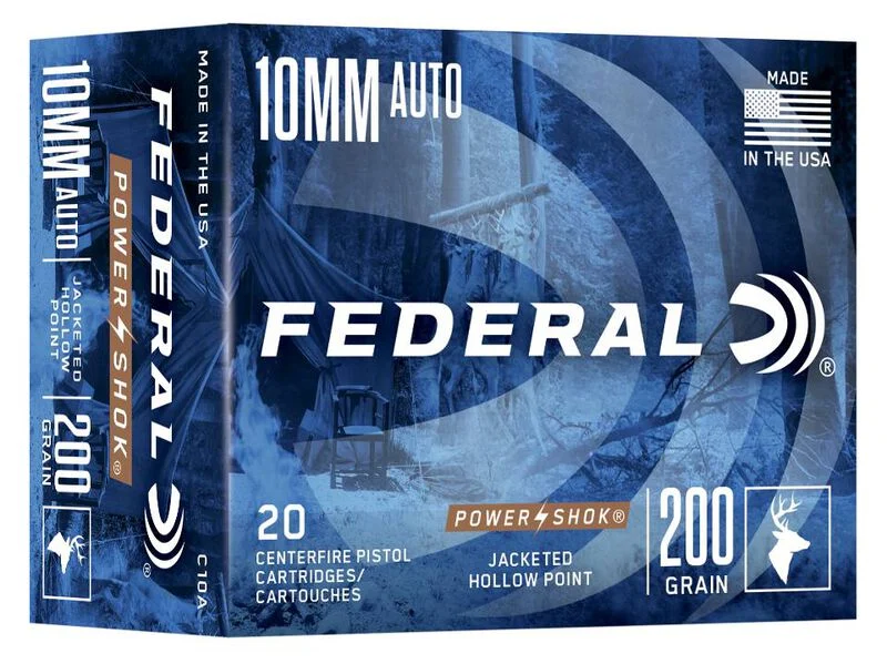 FED POWER-SHOK 10MM 200GR JHP 20/10