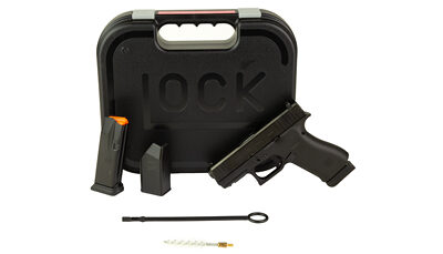 GLOCK 43X 9MM 15RD BLK FRONT RAIL