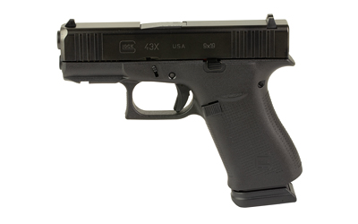 GLOCK 43X 9MM 15RD BLK FRONT RAIL - Image 2