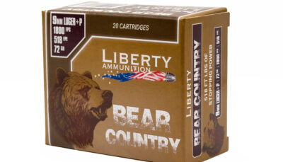 LIB AMMO BEAR COUNTRY 9MM+P 72GR 20/10