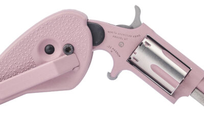 NAA FOLDING HOLSTER GRIP 22MAG 1 1/8 ROSE
