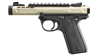 RUGER MK IV LTE 22LR 4.4" 10RD CHAMP
