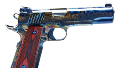 STD MFG 1911 45ACP 5 CASE COLORED #1 ENGRAVIN