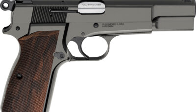 SPR SA-35 9MM 4.7 POLIS BLK WALNUT GRIPS 15RD