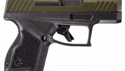 TAU GX4 9MM 3 MIL SPEC GREEN SLIDE BLK 2 11RD