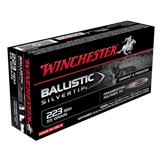 WIN BALLISTIC SILVERTIP 223REM 55GR BST 20/10
