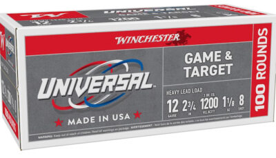 WIN UNIVERSAL 12GA 2.75 #8 1-1/8OZ 100/2