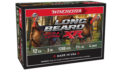 WIN LB XR TRKY 12GA 3" #4 10/100