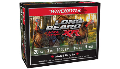 WIN LB XR TRKY 20GA 3" #5 1.25OZ 10
