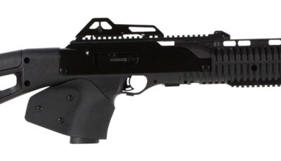 Hi-Point 995TSCA 995TS Carbine *CA Compliant 9mm Luger Caliber with 16.50" Barrel, 10+1 Capacity, Black Metal Finish, Black All Weather Molded Stock & Black California Paddle Grip Right Hand