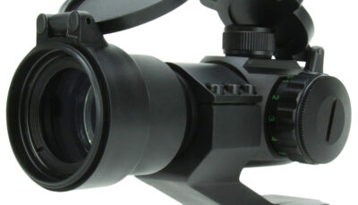 TacFire RD004 1x30 Dual Illuminated Red/Green Dot Sight  Black Anodized 1 x 30 mm 2 MOA Dot