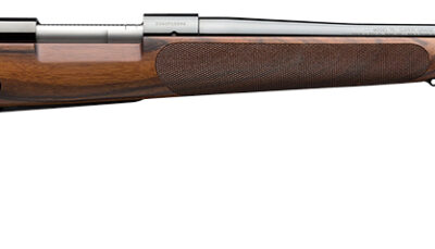 Winchester Repeating Arms 535239229 Model 70 Super Grade 264 Win Mag Caliber with 3+1 Capacity, 26" Barrel, High Polished Blued Metal Finish & AAA French Walnut Stock Right Hand (Full Size)