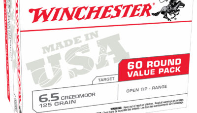 Winchester Ammo USA65CMVP USA Ready 6.5Creedmoor 125gr Open Tip 60 Per Box/4 Case *Value Pack