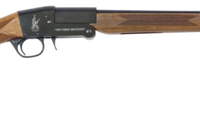 Crickett KSA4100 My First Shotgun  Youth 410 Gauge 3" 1rd 18.50" Blued Barrel/Receiver, Foldable, Fixed Modified Choke, Brass Bead Sight, Turkish Walnut Stock w/Upgraded Soft Rubber Recoil Pad