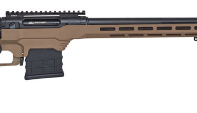 Savage Arms 57563 110 Precision 308 Win 10+1 20", Matte Black Rec/Barrel, Flat Dark Earth Cerakote MDT LSS XL Chassis, Polymer Grip