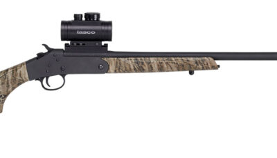 Stevens 23218 301 Turkey XP 20 Gauge 3" 1rd 26" Matte Black Barrel, Mossy Oak Bottomland, Ambidextrous Includes 1x30 Red Dot & Extra-Full Choke Tube