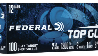 Federal TG121008 Top Gun 12Gauge 2.75" 1 1/8oz 8Shot 100 Per Box/2 Case