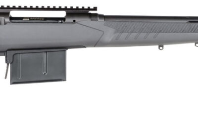 Savage Arms 57489 110 Tactical Full Size 300 Win Mag 5+1 24" Matte Black Heavy Threaded Barrel, Matte Black Picatinny Rail Carbon Steel Receiver, Adj AccuStock Matte Gray Synthetic Stock, Right Hand