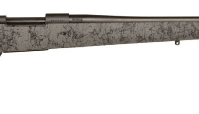 Howa HHS45531 M1500 HS Precision 6.5 PRC 3+1 24" Threaded Barrel, Black Steel Receiver, Gray w/Black Webbing HS Precision Synthetic Stock