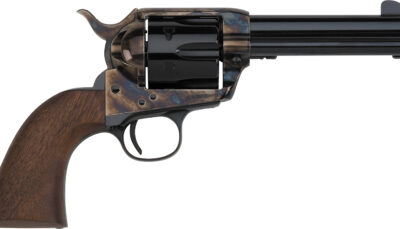 Pietta HF45CHS434NM 1873 Great Western II Californian 45 Colt (Long Colt) 6rd 4.75" Blued Steel Barrel & Cylinder, Color Case Hardened Steel Frame, Walnut Grip, Exposed Hammer