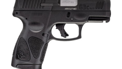 Taurus 1G3C931 G3C  Compact Frame 9mm Luger 12+1 3.26" Matte Stainless Steel Barrel, Matte Black Tenifer Serrated Steel Slide, Black Polymer Frame w/Picatinny Rail, Black Polymer Grip, Right Hand
