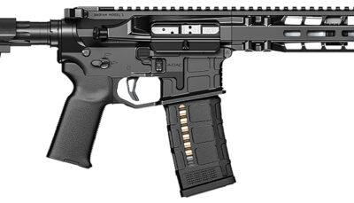 Radian Weapons R0052 Model 1 Pistol 300 Blackout 30+1 9", Black, Billet Rec, M-Lok Handguard, Smooth Buffer Tube (No Brace), Magpul Grip, Ambi Controls, Dead Air QD Flash Hider, Adj. Trigger