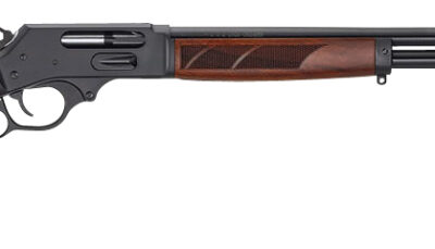 Henry H018G410 Side Gate  Full Size 410 Bore Lever 2.50" 6+1 24" Blued Steel Barrel, Blued Drilled & Tapped Steel Receiver, Fixed American Walnut Wood Stock, Right Hand