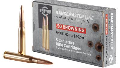 PPU PPRM50 Rangemaster  50BMG 625gr Full Metal Jacket 5 Per Box/20 Case
